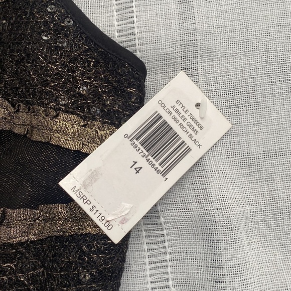 CeCe NWT Peplum Jubilee Gem blouse. - Picture 4 of 14